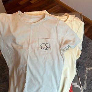 Two barely worn Ivory Ella t-shirts